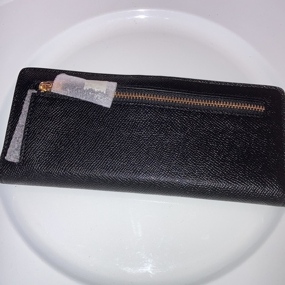 Coach Snap CrossgraIn Leather Slim Wallet - Picture 6 of 6